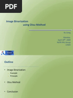 Image Binarization Using Otsu Method 20090420