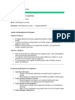 Ejemplo de Informe de Partido