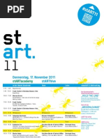 stART11 - Die Kunst des digitalen Erzählens (Programm, Legende, Events)