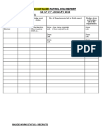 COH Report Format