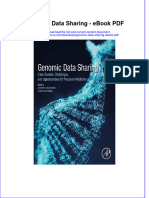 Full Download Book Genomic Data Sharing PDF
