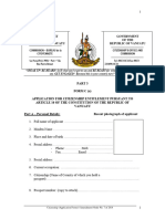 Gouvernement de La Repuplique Du Vanuatu Government of The Republic of Vanuatu