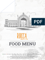 Rocca Food Menu New