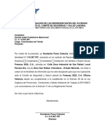 Carta de Designación CSSL FREE 2024