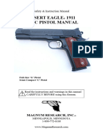 Desert Eagle 1911 G &amp C Pistol Manual - Magnum Research, Inc.