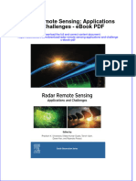 Full download book Radar Remote Sensing Applications And Challenges Pdf pdf