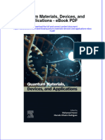 Full download book Quantum Materials Devices And Applications Pdf pdf