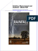 Full download book Rainfall Modeling Measurement And Applications Pdf pdf