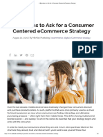 4 Questions to Ask for a Consumer Centered ECommerce Strategy