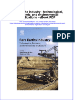 Full Download Book Rare Earths Industry Technological Economic and Environmental Implications PDF