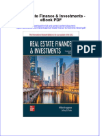 Full Download Book Real Estate Finance Investments PDF