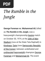 The Rumble in The Jungle - Wikipedia