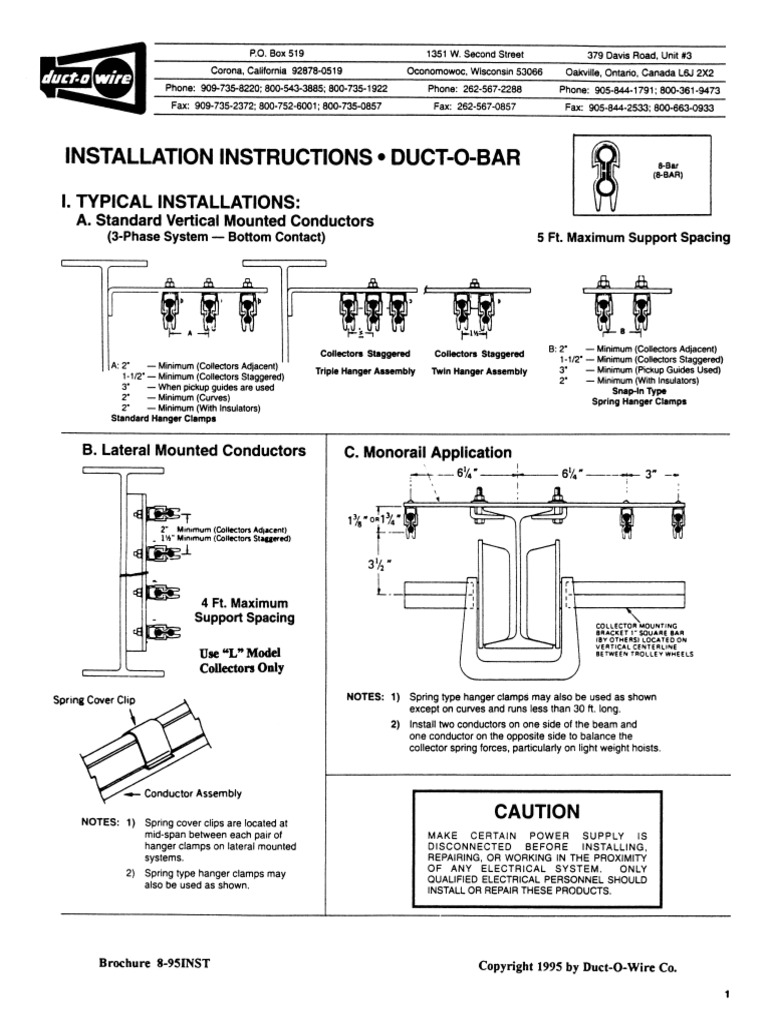 Installation Instructions 8-Bar | PDF