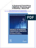 Full download book Advances In Engineered Cementitious Composite Materials Structures And Numerical Modeling Pdf pdf