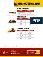 PDF Renta Retroexcavadora Telehandlers Cargador Frontal