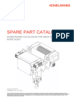 ABUS GM1000 Spare Part Manual