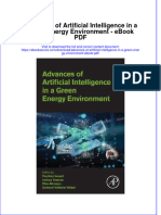 Full download book Advances Of Artificial Intelligence In A Green Energy Environment Pdf pdf