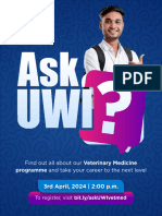 Ask UWI Vet Med Flyer