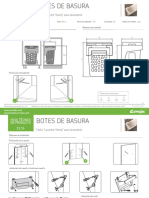 Manual para bote de basura 1214-034 cerrajes