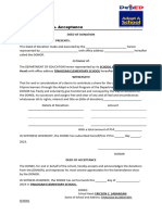 Deed of Donation FORM