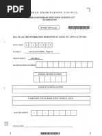 Guyana TSC Employment Application Form | PDF | Academic Degree ...