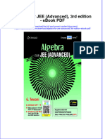 Full Download Book Algebra For Jee Advanced 3Rd Edition PDF