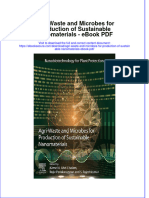 Full Download Book Agri Waste and Microbes For Production of Sustainable Nanomaterials PDF