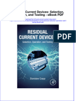 Full download book Residual Current Devices Selection Operation And Testing Pdf pdf