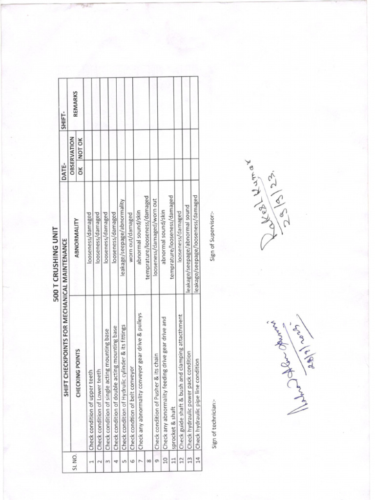 MECHANICAL ENGINEERING DESIGN CHECKLIST visual data 8