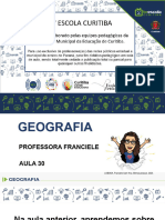 GEOGRAFIA - 5.º ANO - AULA 30