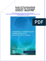 Full Download Book Handbook of Functionalized Nanomaterials For Industrial Applications PDF