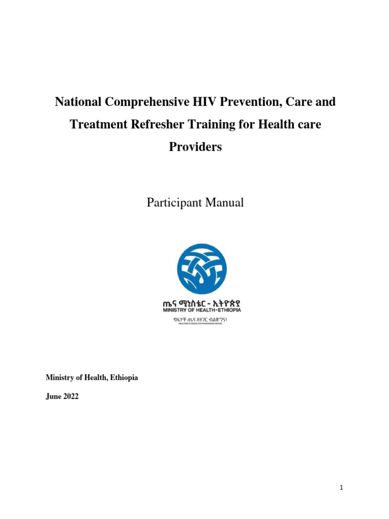 HIV Prevention and Treatment Training Manual | PDF | Hiv/Aids ...