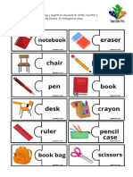 School Objects Vocabulary