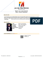 (Free Scores - Com) Reinier Van Der Wal Bach Voor Solo Klarinet 9841