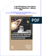 Full Download Book Resonance Self Shielding Calculation Methods in Nuclear Reactors PDF