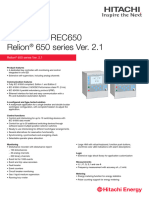 4CAE000143 REC650 Technical Summary-A4