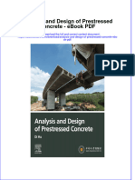 Full download book Analysis And Design Of Prestressed Concrete Pdf pdf