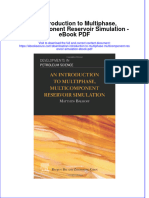 Full download book An Introduction To Multiphase Multicomponent Reservoir Simulation Pdf pdf