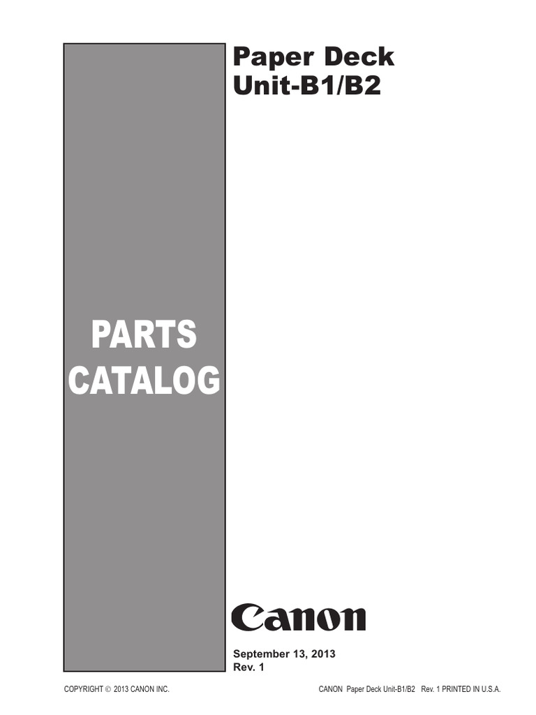 Paper Deck Unit-B1B2 PC Rev1 091313 | PDF | Electrical Connector ...