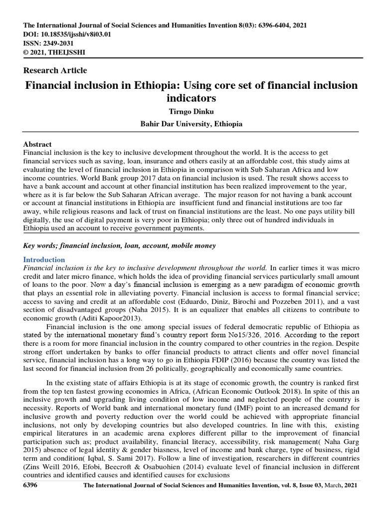 2994 ArticleText 9188 1 10 20210331 | PDF | Financial Inclusion | Poverty