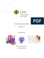 Exercises Chapter 4. The Phillips Curve. With Solutions