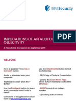 Implications of An Auditors Objectivity - 117607