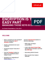 Encryption Easy Part Keys Difficult 119655