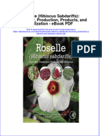 Full download book Roselle Hibiscus Sabdariffa Chemistry Production Products And Utilization Pdf pdf