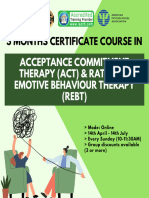 Certificate Course in ACT & REBT