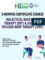 Certificate Course in DBT & SFBT