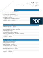 Plan de Estudio para Diseño Gráfico