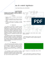 Informe Control Algebraico