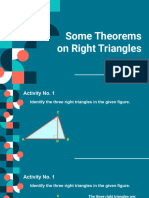 Some  Theorems on Right Triangles
