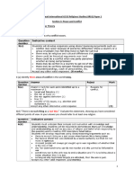 IGCSE RS Paper 1 Section 3 Past Paper Questions Mark Scheme